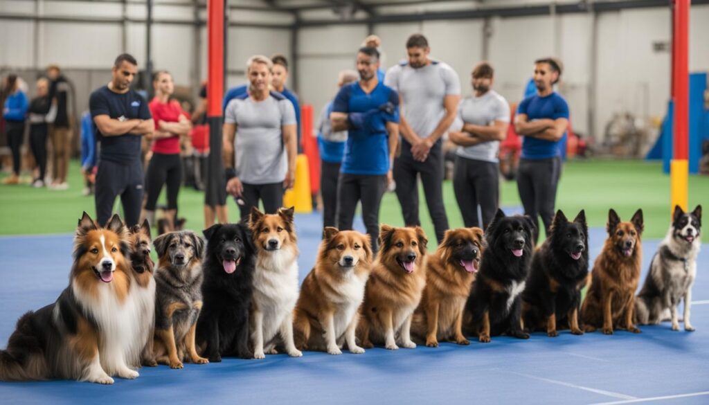 Advanced obedience training for dogs