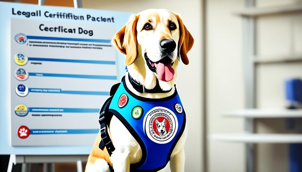 certified service dog