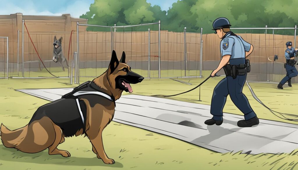 police dog training